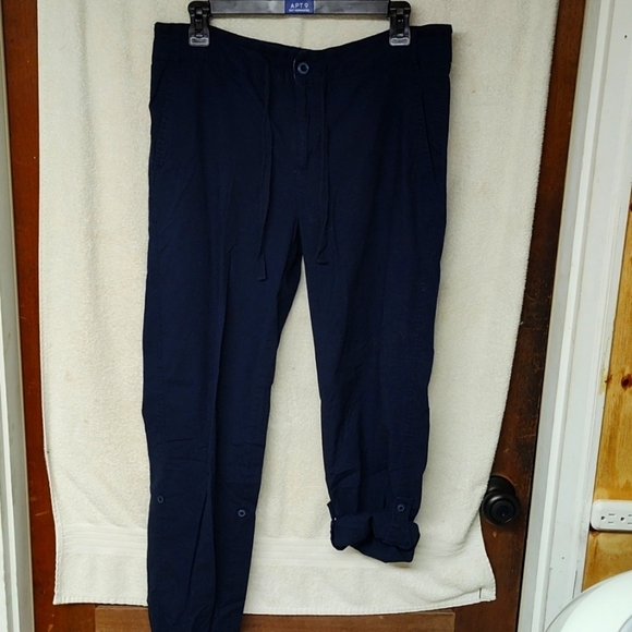 Eddie Bauer Pants - Eddie Bauer women's khaki drawstring hiking pants